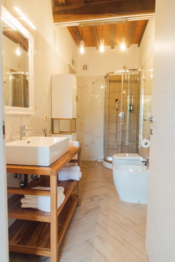 Country Chic Pistoia-Casa In Campagna Giardino, Parking Bagian luar foto